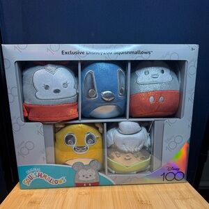Disney Squishmallows exclusive Celebrate 100 years Set -
